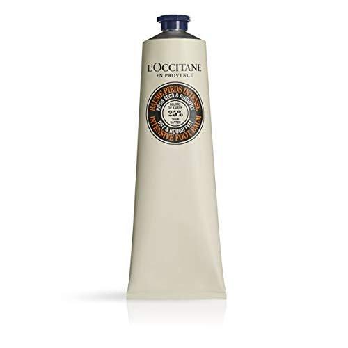 L'OCCITANE Shea Butter Intensive Fußbalsam: 25% Shea Butter, Beruhigt trockene Füße, Pflegt und Nährt, Zieht schnell ein, Nicht fettend, 150 ml