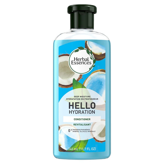 Herbal Essences Hello Hydration Conditioner – Tiefenfeuchtigkeit für das Haar, 11,7 Fl Oz, Kokosduft, parabenfrei, dermatologisch getestet, tierversuchsfrei