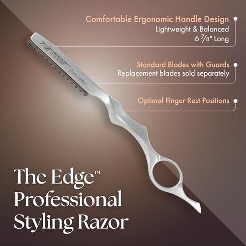 Olivia Garden The Edge Rasierer – Präziser Haarschneider aus Aluminium
