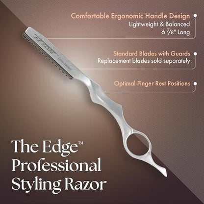 Olivia Garden The Edge Rasierer – Präziser Haarschneider aus Aluminium