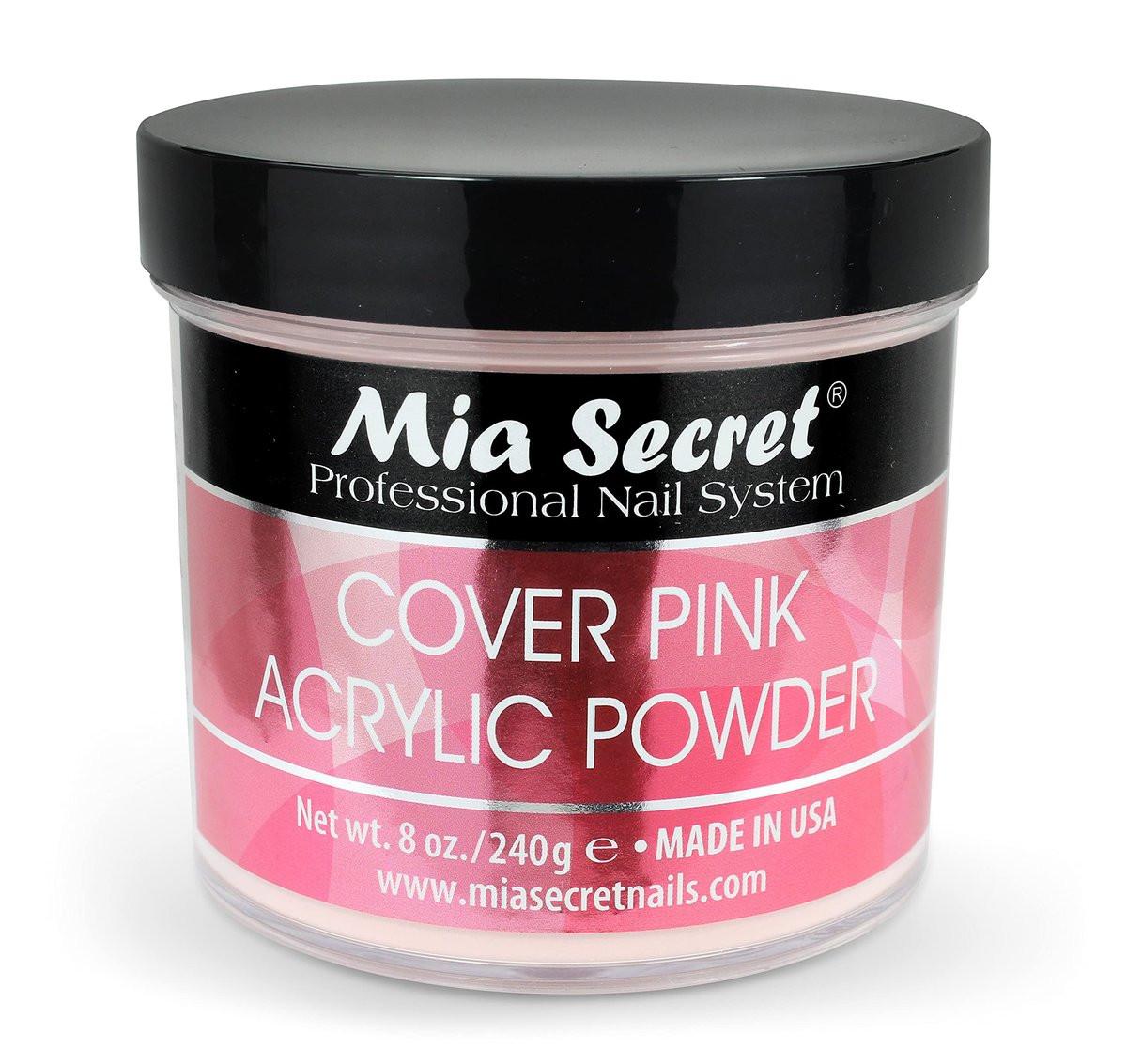 Mia Secret Cover Pink Acrylpulver (227 g) – Professionelles Nailsystem für langanhaltende Nägel