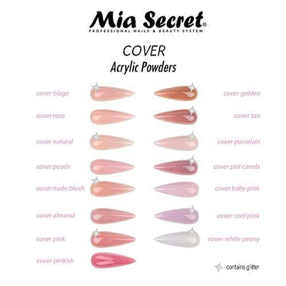 Mia Secret Cover Pink Acrylpulver (227 g) – Professionelles Nailsystem für langanhaltende Nägel