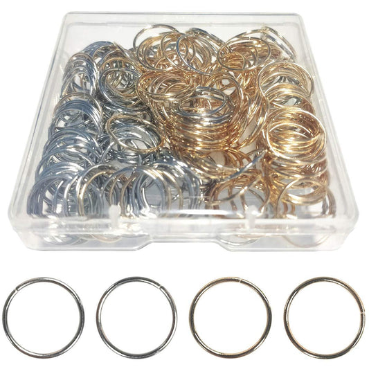 200 Haarringe für Dreadlocks – Gold & Silber – Haarclips für Frauen und Mädchen