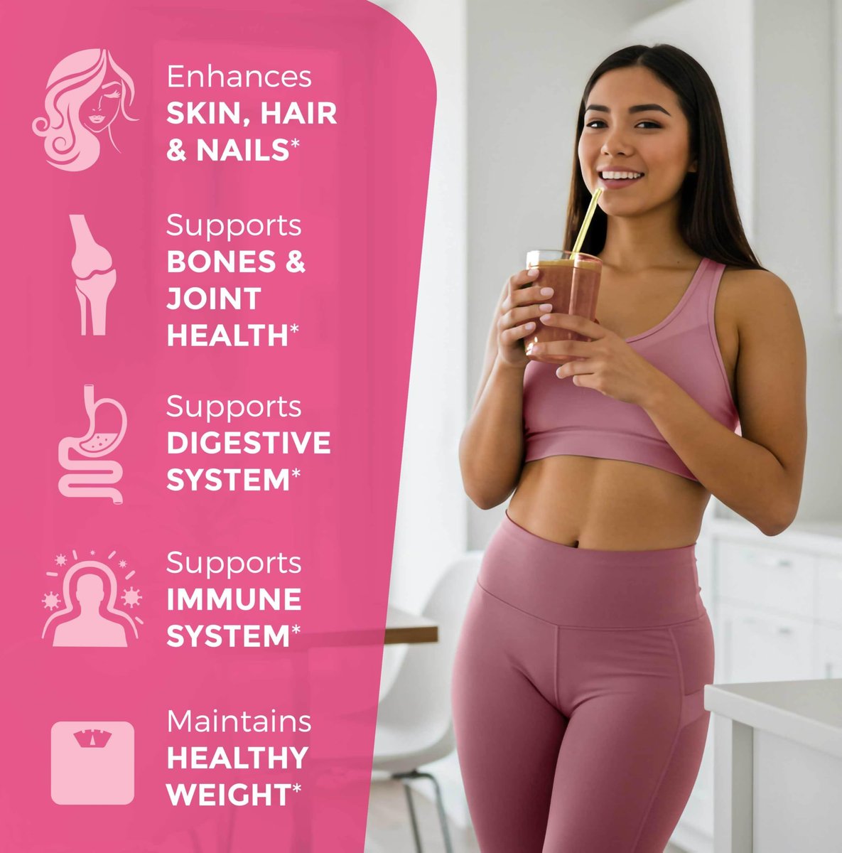 Multi-Kollagen-Peptide-Pulver – Typen I, II, III, V, X, hydrolysiertes Kollagen für Frauen, 99% Absorption, Haut, Haare, Nägel, Gelenke, dreifach raffiniert – kein Klumpen, nicht gentechnisch verändert, glutenfrei, grasgefüttert, ungesüßt