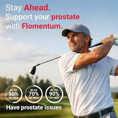 Flomentum® Sägepalme für Männer – Prostatakomplex mit 320 mg, tägliche Unterstützung für die Prostata-Gesundheit und gesunden Harnfluss, 30 Kapseln