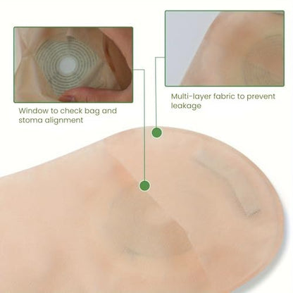 KONWEDA 20 Stück Kolostomiebeutel, Einteilige Stomabeutel mit Auslass und Klemmen zur Ileostomie-Versorgung, 15-60 mm zuschneidbar (8 Klemmen inklusive)