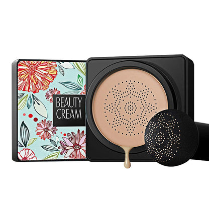GL-Turelifes Mushroom Head Air Cushion Foundation CC Cream – Wasserfühltes, leichtes & glättendes Concealer-Make-up (Natürliche Farbe)