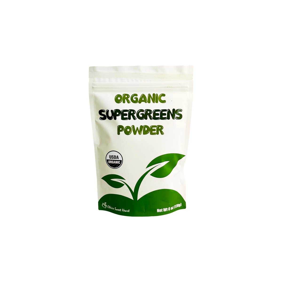 Cherie Sweet Heart Supergreens Pulver - Bio Grünpulver Superfood - 170g - 34 Portionen
