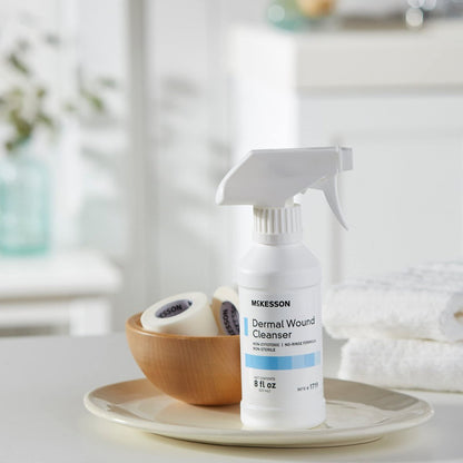 McKesson Dermal Wundreinigungsspray, 237 ml – Erste-Hilfe-Lösung für Schnitte, Schürfwunden, Verbrennungen und kleinere Verletzungen