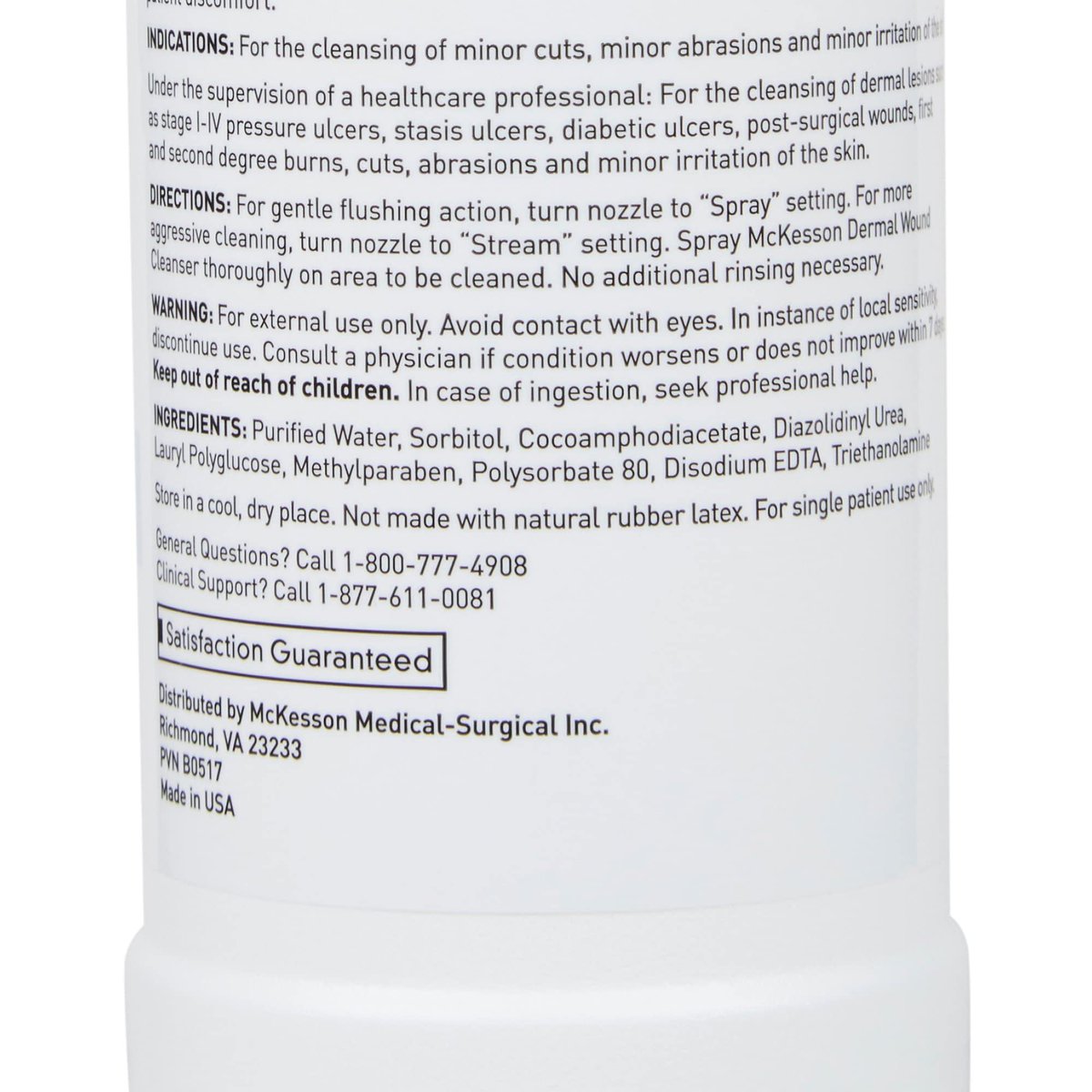 McKesson Dermal Wundreinigungsspray, 237 ml – Erste-Hilfe-Lösung für Schnitte, Schürfwunden, Verbrennungen und kleinere Verletzungen