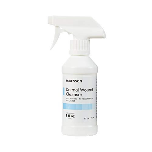 McKesson Dermal Wundreinigungsspray, 237 ml – Erste-Hilfe-Lösung für Schnitte, Schürfwunden, Verbrennungen und kleinere Verletzungen