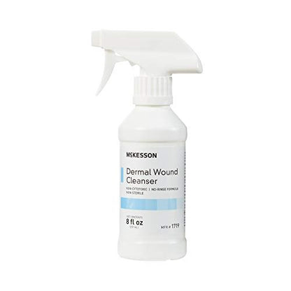 McKesson Dermal Wundreinigungsspray, 237 ml – Erste-Hilfe-Lösung für Schnitte, Schürfwunden, Verbrennungen und kleinere Verletzungen