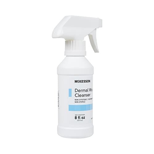 McKesson Dermal Wundreinigungsspray, 237 ml – Erste-Hilfe-Lösung für Schnitte, Schürfwunden, Verbrennungen und kleinere Verletzungen