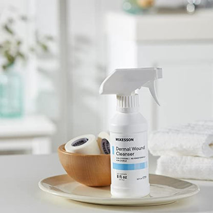 McKesson Dermal Wundreinigungsspray, 237 ml – Erste-Hilfe-Lösung für Schnitte, Schürfwunden, Verbrennungen und kleinere Verletzungen