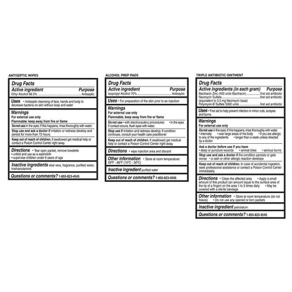 Care Science Erste-Hilfe-Set, 110 Teile | Professionell für Reisen, Arbeit, Schule, Zuhause, Auto, Notfälle, Überleben, Camping, Wandern und mehr