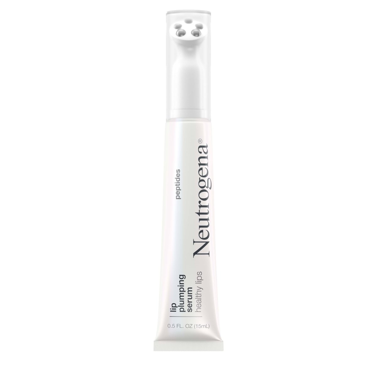 Neutrogena Healthy Lips Plumping Serum – Lippenpflege mit Peptiden für natürlich vollere Lippen, 15 ml
