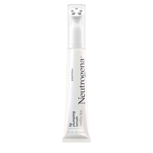 Neutrogena Healthy Lips Plumping Serum – Lippenpflege mit Peptiden für natürlich vollere Lippen, 15 ml