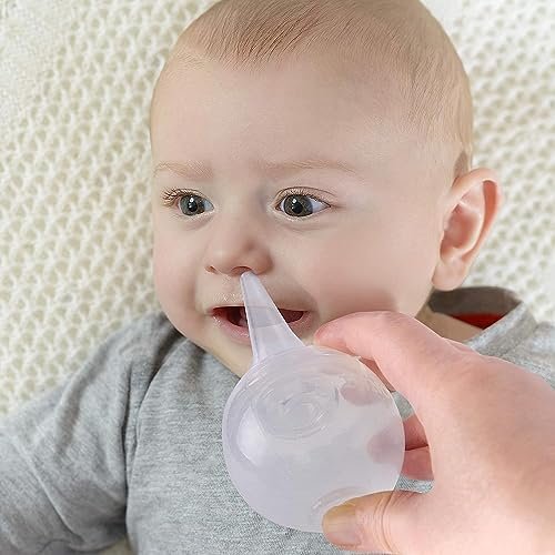 Innovo FSA/HSA-fähiger Baby-Ohrenspritze und Nasensauger aus medizinischem Silikon – Wiederverwendbar, Leicht zu Reinigen