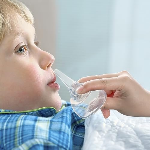 Innovo FSA/HSA-fähiger Baby-Ohrenspritze und Nasensauger aus medizinischem Silikon – Wiederverwendbar, Leicht zu Reinigen