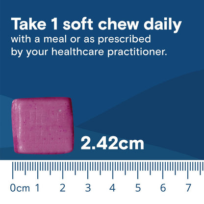 Bariatric Fusion Calcium Kaugummis | Calciumcitrat mit Vitamin D3 | Zuckerfrei, kaubar | Cranberry-Traube | 60 Stück