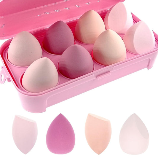 ZHIYE Makeup Sponge Set – 8 Stück Beauty Schwämme für Foundation, Concealer und Make-up