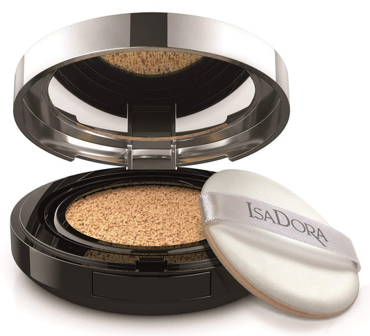Isadora Nude Cushion Foundation 12 Nude Sand – 15 g / 0,53 oz – parfümfrei, klinisch getestet