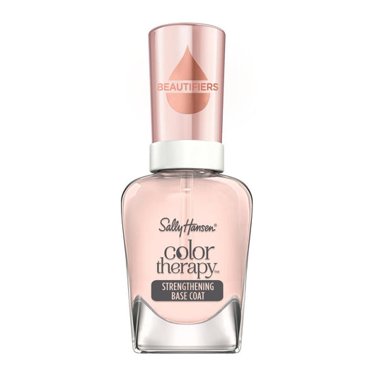 Sally Hansen Nail Treatment Color Therapy™ Base Coat mit Arganöl – Stärkender & nährender Unterlack für gesunde, langanhaltende Nägel (0,5 Fl Oz)
