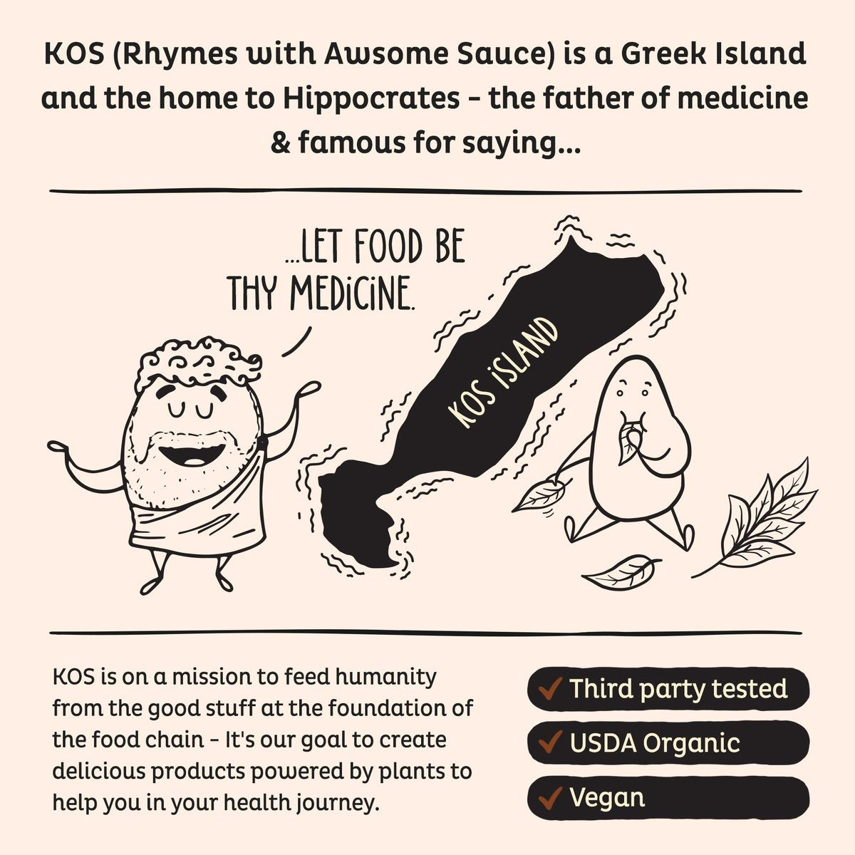 KOS Bio pflanzliches Proteinpulver, Schokolade USDA Organic - Low Carb Erbsenprotein-Mix, veganes Superfood mit Vitaminen & Mineralstoffen - Keto, Soja- & milchfrei - Mahlzeitenersatz für Frauen & Männer - 15 Portionen