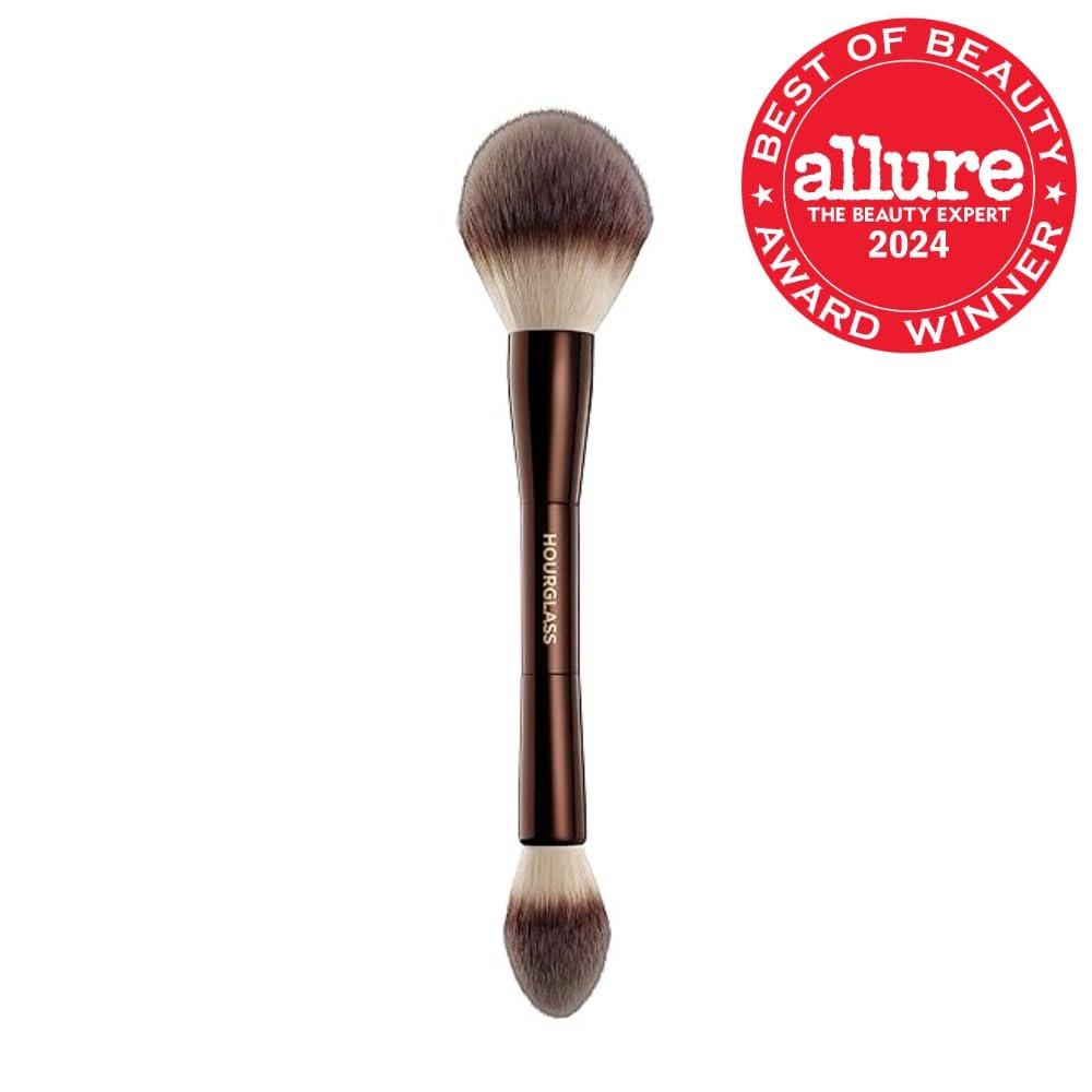 Hourglass Veil Powder Brush – Obsidian – Präziser Pinsel für losen Puder