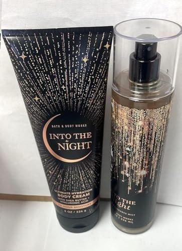 Bath & Body Works Into the Night - Duftnebel & Ultra Shea Body Cream - 2-teiliges Set (Verpackung variiert)