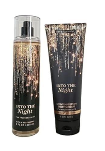 Bath & Body Works Into the Night - Duftnebel & Ultra Shea Body Cream - 2-teiliges Set (Verpackung variiert)