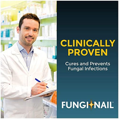 Fungi-Nail Anti-Pilz-Liquid-Lösung, 1 Unze (2er-Pack) – Wirksame Nagelpilzbehandlung mit Tolnaftat