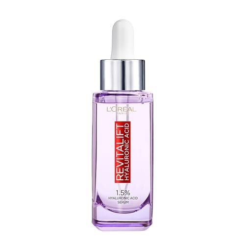 L'Oréal Paris Serum Revitalift Filler [+Hyaluronsäure] – 1,5% reine konzentrierte Hyaluronsäure, Pipettenserum