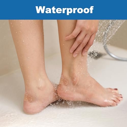 LotFancy Blasenpflaster für Füße, 24 Blasenpads und 12 Aknepflaster, 8 Größen Hydrokolloidpflaster, wasserdichtes Gel-Polster-Set für Zehenschutz, Blasenprävention an der Ferse