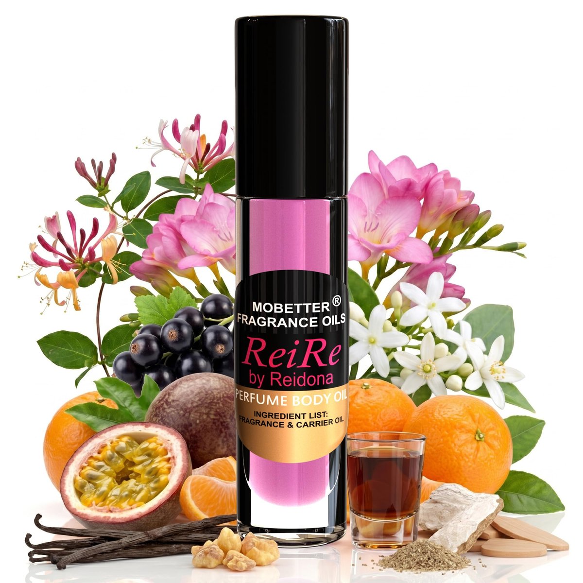 MOBETTER FRAGRANCE OILS ReiRe by Reidona Körperöl für Frauen – 0,33 fl oz