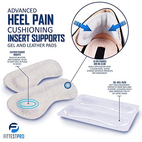 Fittest Pro Plantarfasziitis Fußschmerz Linderung 14-teiliges Set – Premium Plantarfasziitis Unterstützung, Gel Fersensporn & Therapie Wickel, Kompressionsstrümpfe, Fußhüllen, Fußgewölbestützen, Fersenkissen Einlagen & Griffe