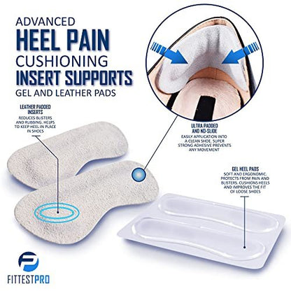 Fittest Pro Plantarfasziitis Fußschmerz Linderung 14-teiliges Set – Premium Plantarfasziitis Unterstützung, Gel Fersensporn & Therapie Wickel, Kompressionsstrümpfe, Fußhüllen, Fußgewölbestützen, Fersenkissen Einlagen & Griffe