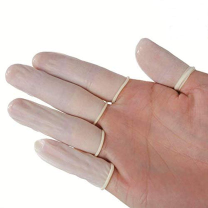 Große Latex-Fingerlinge, antistatisch, 400 Stück, für Elektronikreparatur und Handarbeit