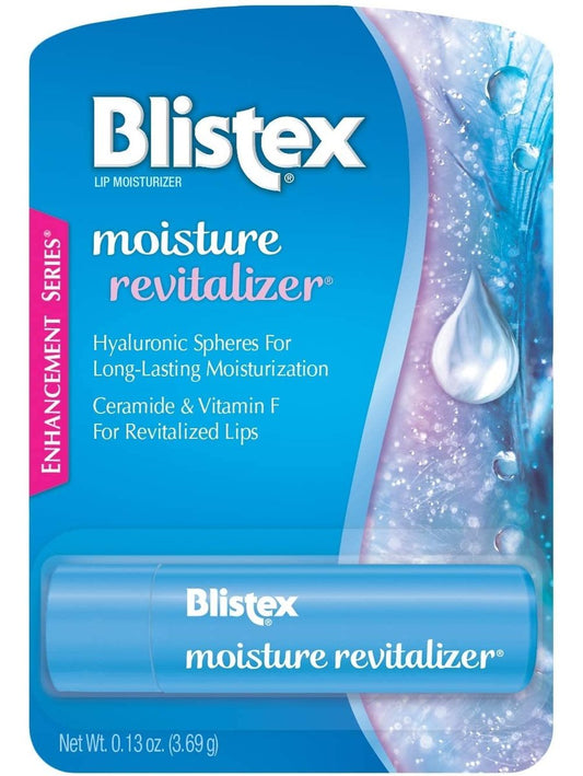 Blistex Moisture Revitalizer Lippenbalsam mit Ceramiden, Vitamin F und Hyaluronsäure, 0,13 Unzen (2er-Pack)