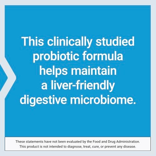 Life Extension FLORASSIST® Liver Restore™ – Lebergesundheit Probiotika, Präbiotika, Leberunterstützung, gesunde Leberenzyme, glutenfrei, nicht-GVO, vegetarisch, 60 Kapseln