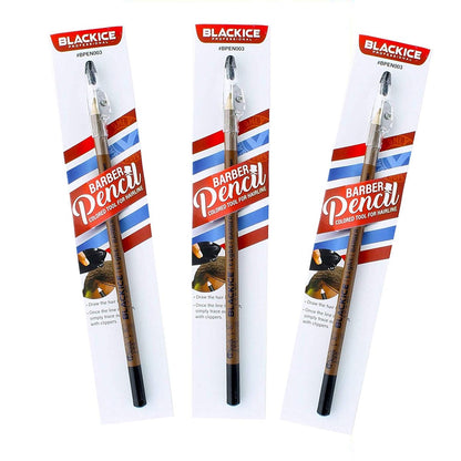 Black Ice Spray Barber Pencil - Alkoholfreies Haarspray für perfekten Halt (3er-Pack)