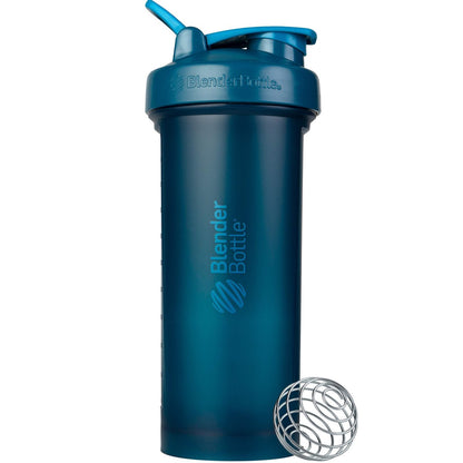 BlenderBottle Classic V2 Shaker Flasche für Proteinshakes und Pre-Workout, 1,3 Liter, Ocean Blue