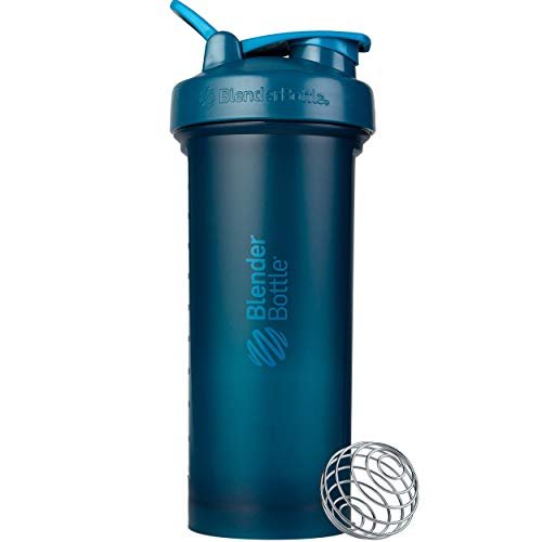 BlenderBottle Classic V2 Shaker Flasche für Proteinshakes und Pre-Workout, 1,3 Liter, Ocean Blue