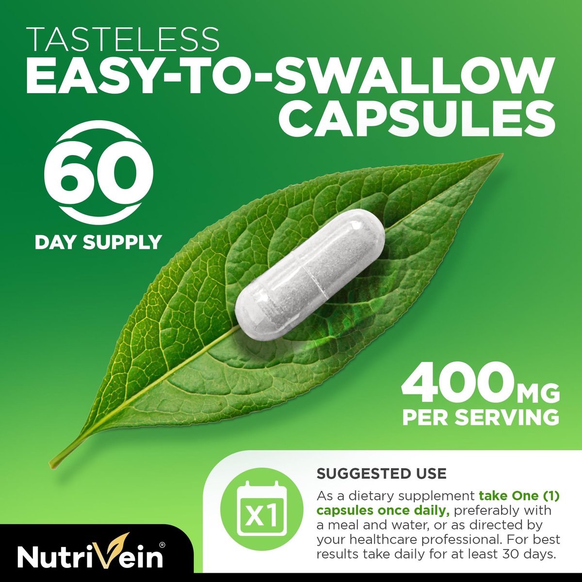 Nutrivein Premium DIM 400 mg – 120 Kapseln für hormonelles Gleichgewicht bei Frauen und Männern