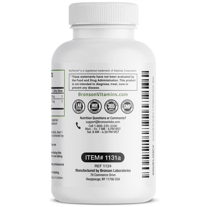 Bronson DIM 200 mg mit BioPerin – Diindolylmethan zur Unterstützung des Östrogenstoffwechsels & Hormonbalance, 60 vegane Kapseln