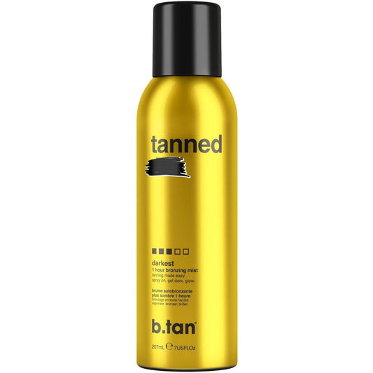 B.TAN Selbstbräuner Bronzing Mist – 1-Stunden-Schnellbräune, kein Fake-Geruch, dunkler Bronzeglanz, vegan & tierversuchsfrei, 200 ml