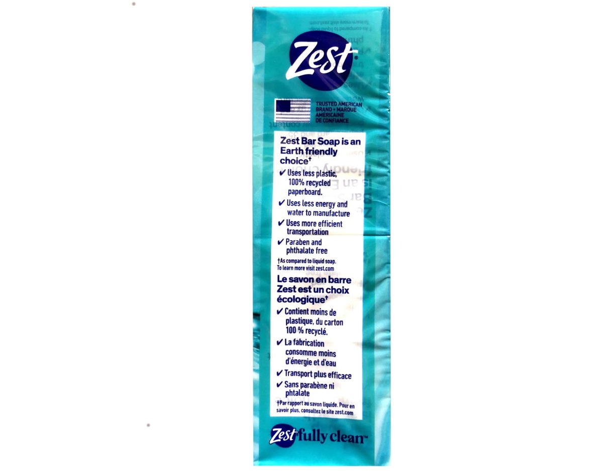 Zest Aqua Pure Reinigungsseife 20% mehr Feuchtigkeit 8 Stück (2er-Pack)