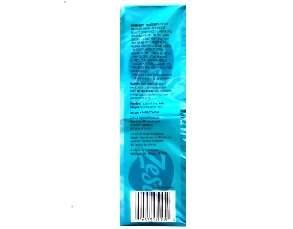 Zest Aqua Pure Reinigungsseife 20% mehr Feuchtigkeit 8 Stück (2er-Pack)