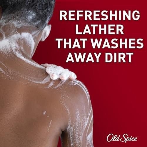 Old Spice Herrenduschgel 3X Defense, 24/7 Duschfrische mit langanhaltendem Duft, Red Collection, Swagger mit Zedernholzduft, 16 oz (4er-Pack)