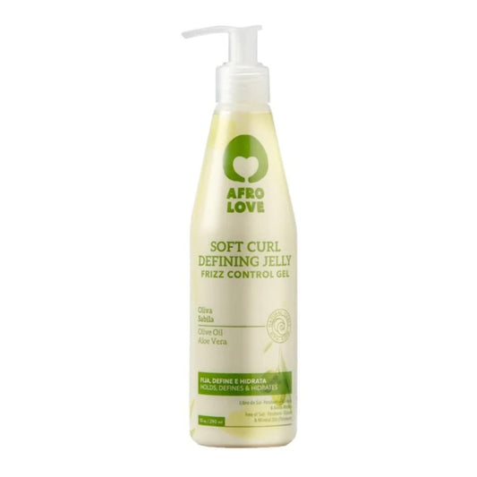 Afro Love Soft Curl Defining Jelly – 10oz | Locken-Gel für definierte, hydratisierte Locken ohne Frizz – Halt, Definition & Glanz – Frei von Parabenen, Silikonen & Mineralölen